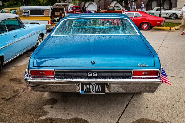 Des Moines July 2022 High Perspective Rear View 1970 Chevrolet — Stock Photo, Image