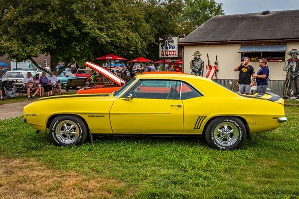 Des Moines Július 2022 Egy 1969 Chevrolet Camaro Hardtop Coupe — Stock Fotó