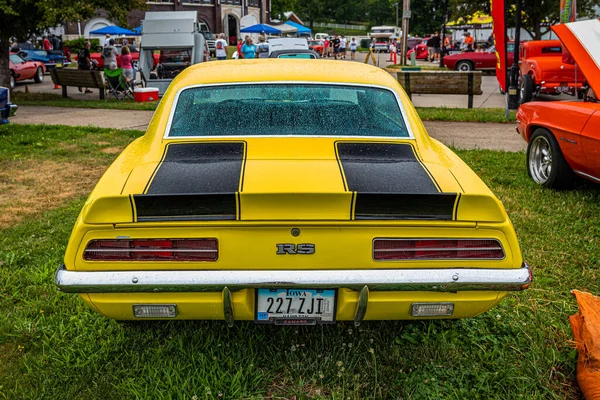 Des Moines July 2022 High Perspective Rear View 1969 Chevrolet — 图库照片