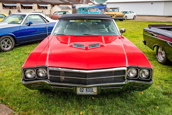 Des Moines July 2022 High View View 1969 Buick Skylark — 스톡 사진
