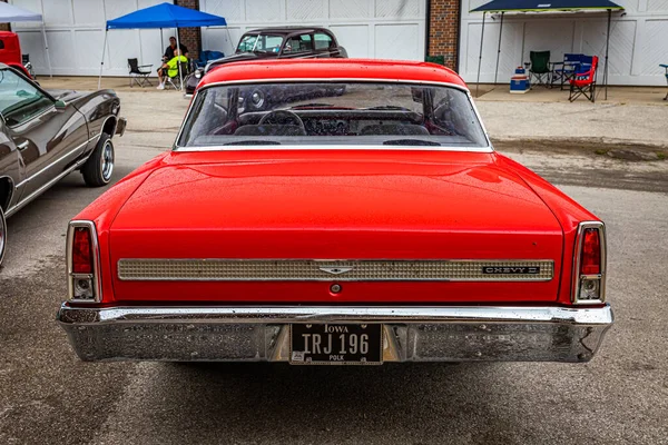 Des Moines July 2022 High Perspective Rear View 1966 Chevrolet — Stock Photo, Image