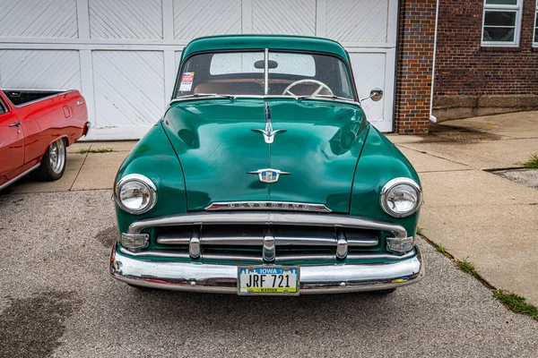 Des Moines 2022 Július Egy 1951 Plymouth Concord Business Coupe — Stock Fotó