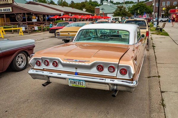Des Moines 2022 Július Egy 1963 Chevrolet Impala Sport Coupe — Stock Fotó