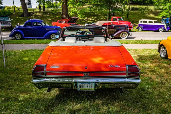 Des Moines July 2022 High Perspective Rear View 1969 Chevrolet — Stock Photo, Image