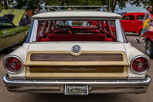 Des Moines July 2022 High Perspective Rear View 1963 Ford — Stock Photo, Image