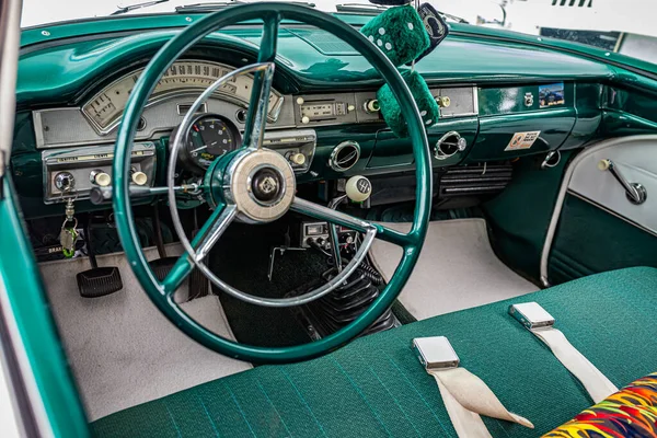 Des Moines July 2022 High Perspective Interior View 1958 Ford — Stock Photo, Image