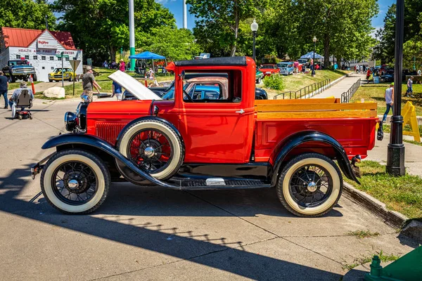Des Moines July 2022 High View View 1931 Ford Model — 스톡 사진