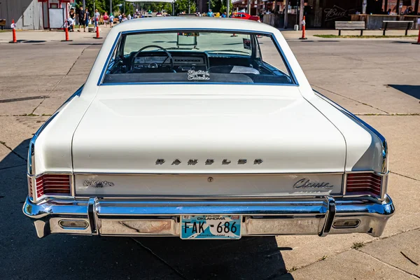Des Moines July 2022 High Perspective Rear View 1966 Rambler — Stock Photo, Image