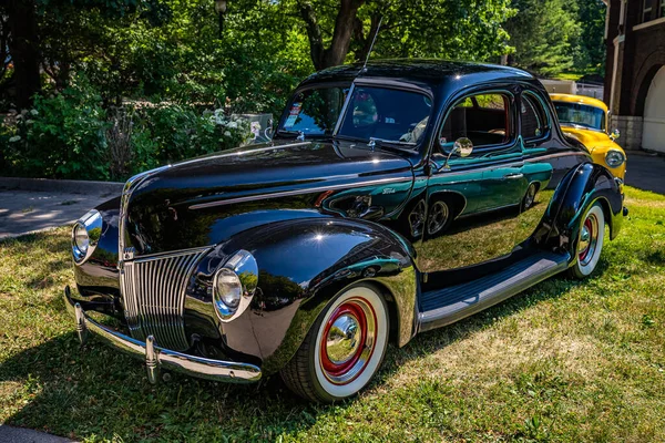 Des Moines 2022 Július Egy 1940 Ford Standard Coupe Magas — Stock Fotó