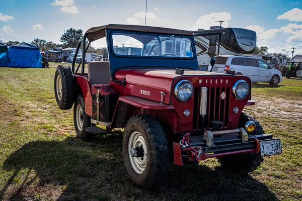 Fort Meade Φεβρουαρίου 2022 Προβολή Ενός Jeep Του Willys Του — Φωτογραφία Αρχείου