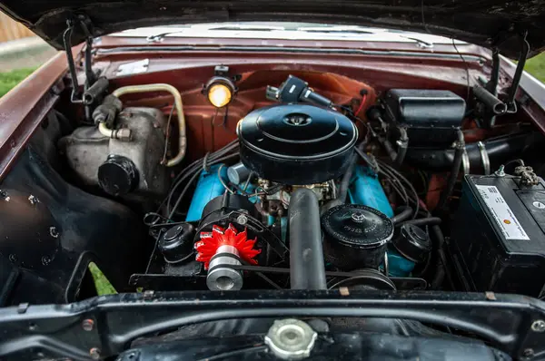Oldtimer Motor Detail — Stockfoto