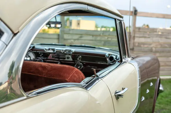 Vintage Car Interior Classic Retro — Stock Photo, Image