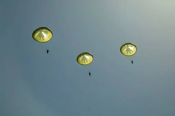 Färgglada Ballonger Himlen — Stockfoto