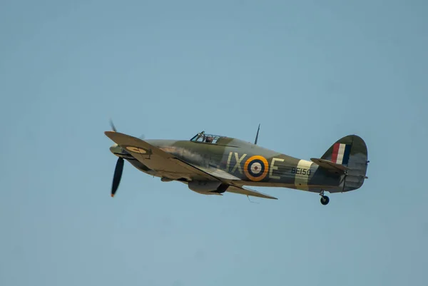 Caza Época Avión Combate Frente Segunda Guerra Mundial — Foto de Stock