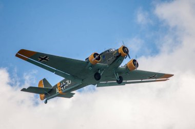 Czech Cumhuriyeti 'ndeki hava gösterisi sırasında Alman uçakları havalandı.