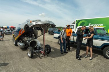 Odessa, Ukrayna - 27 Ağustos, 2017: Araba yarışçılarının geleneksel otomobili. Odessa - ırk,