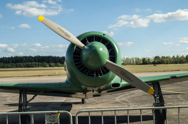ベルリンにある博物館のドイツの飛行機 — ストック写真
