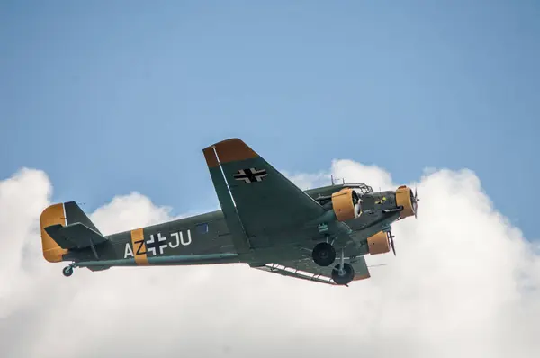 Duits Gevechtsvliegtuig Lucht — Stockfoto