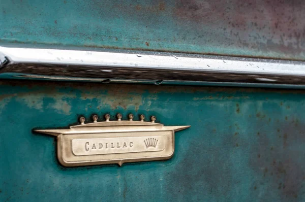 Egy Vintage Autó Fogantyúval — Stock Fotó