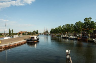 Hollanda 'daki Amsterdam şehri.