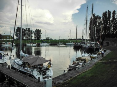 Hollanda 'nın küçük Maort şehri.