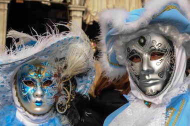 Karnaval Venedik, güzel maskeler