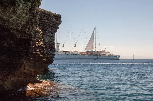 Wunderschöne Landschaft Der Griechischen Inseln Des Meeres — Stockfoto