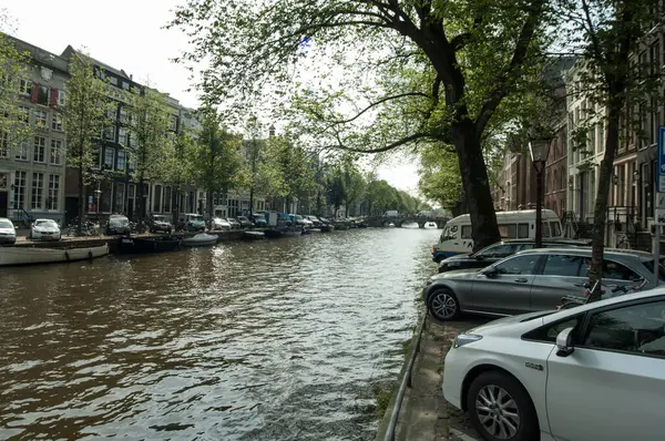 Amsterdam Paesi Bassi Può Canali Case — Foto Stock