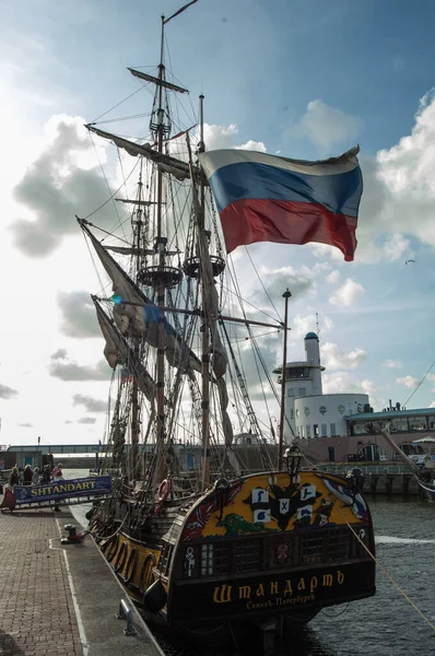 Санкт Петербург Июль Фестиваль Корабль — стоковое фото