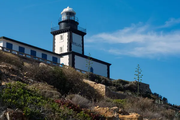 Lighthouse Cabo Gata Natural Park Andalusia — Stock Photo, Image