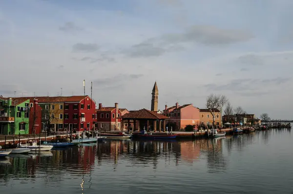 Burano Venezia Italia — Foto Stock