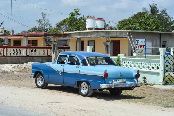 Kuba Kuba Kwiecień Stary Samochód Ulicach Hawany Kuba — Zdjęcie stockowe
