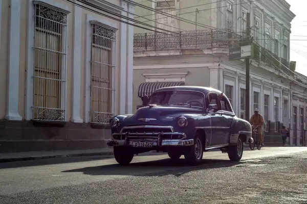Alte Oldtimer Den Straßen Von Havanna — Stockfoto