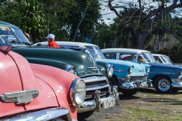 Kuba Havanna Februari Gammal Amerikansk Bil Havanna Kuba — Stockfoto