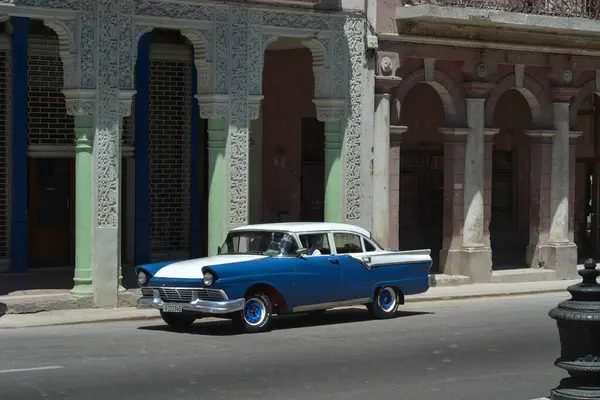 Havana Cuba Feb 古旧的Havana Cuba汽车 — 图库照片
