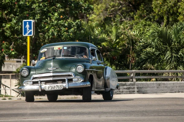 Carro Vintage Carro Clássico Havana — Fotografia de Stock