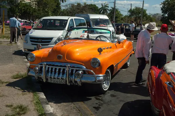 Havanna Kuba Május Veterán Autó Havanna Városában — Stock Fotó