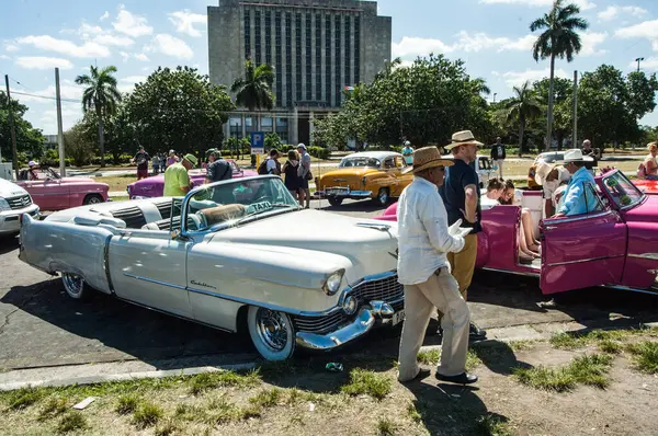 Гавана Куб Червня Старовинний Автомобіль Проїжджає Вулицями Гавани Старий Хаван — стокове фото