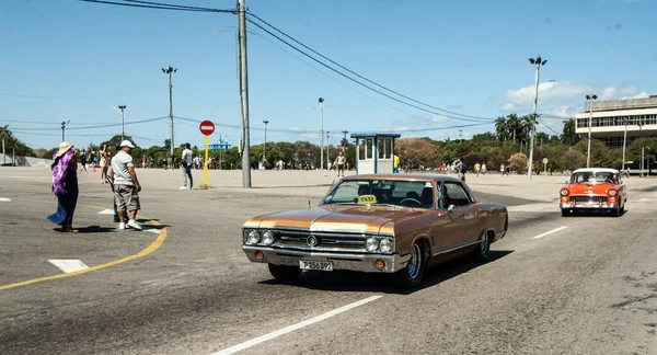 Cuba Havana Maio Carro Vintage — Fotografia de Stock
