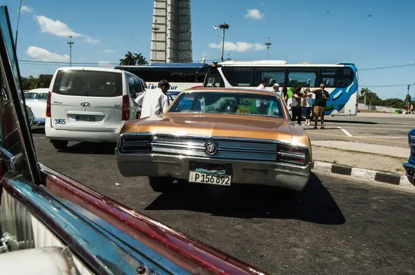 Havana Cuba May Old Car City Centre Havana — 图库照片