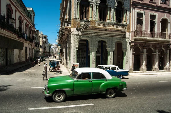 Havana Kuba Dezember Alte Autos Alten Auto Kuba — Stockfoto