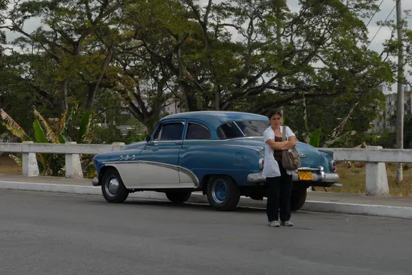 Havana Cuba December Vintage Cars Streets Havana — 图库照片