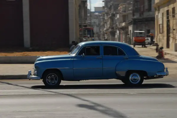 Havana Cuba December Old American Car Havana Street — Stock Photo, Image