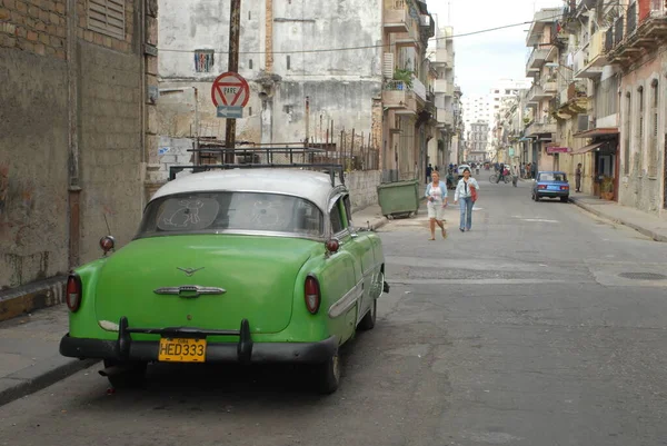 Gammal Havanna Kuba Stadsutsikt Högkvalitativt Foto — Stockfoto