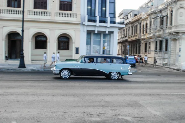 Хавана Куб Грудня Ретро Класичний Американський Автомобіль Припаркований Біля Міста — стокове фото