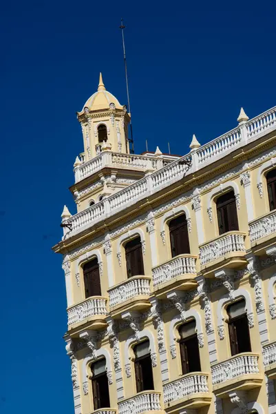 Cartagena Indias Febrero Fachada Del Edificio Estilo Colonial Histórico Cartagena —  Fotos de Stock