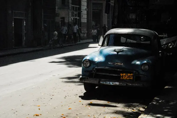 Havanna Kuba December Klasszikus Retro Autó Havannai Városban Kuba — Stock Fotó
