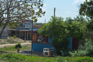 Küçük bir köyü olan kırsal alan