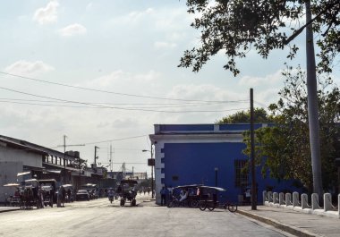 Barselona şehrinin caddesi