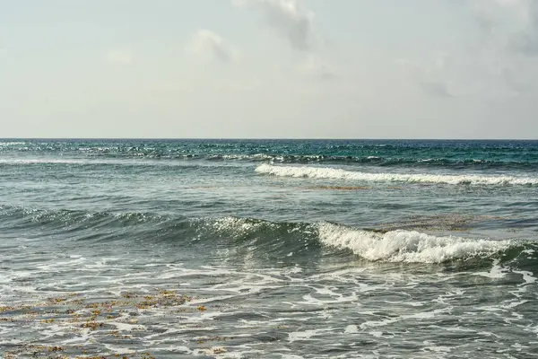 Κύματα Στον Ωκεανό Όμορφη Ψηφιακή Φωτογραφία Εικόνα — Φωτογραφία Αρχείου